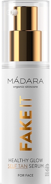 Self-Tanning Face Serum - Madara Cosmetics Fake It Healthy Glow Self Tan Serum — photo N1