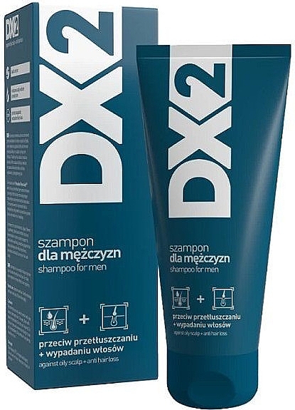 Anti-Oiliness & Hair Loss Shampoo for Men - DX2 Shampoo — photo N1