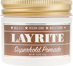 Hair Styling Pomade - Layrite Super Hold Pomade — photo N3