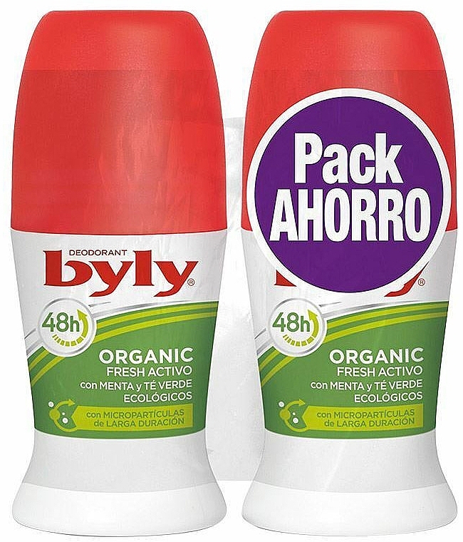 Set - Byly Organic Extra Fresh (deo/2x50ml) — photo N6