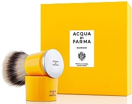 Fragrances, Perfumes, Cosmetics Synthetic Shaving Brush, yellow - Acqua di Parma Barbiere Shaving Brush