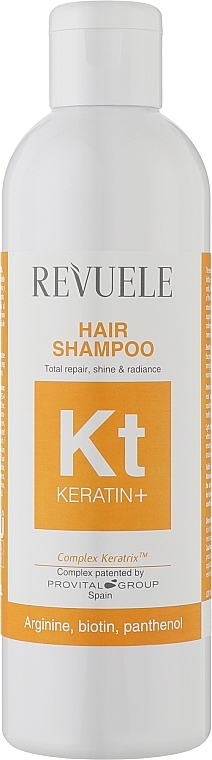 Repair, Shine & Brilliance Shampoo - Revuele Keratin+ Hair Shampoo  — photo N7