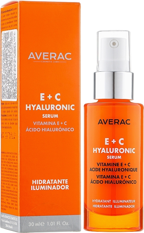 Refreshing Hyaluronic Serum with Vitamins E + C - Averac Focus Hyaluronic Serum With Vitamins E + C — photo N3