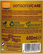 Shower Gel - Gel Natural Honey Sensorial Care Argan Shover Gel — photo N3