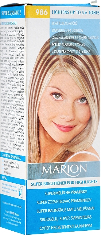 Strands Lightener Brightener #986 - Marion Super Brightener — photo N7