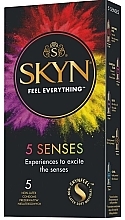 Condoms, 5 pcs - Unimil Skyn 5 Senses — photo N3