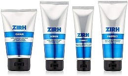 Fragrances, Perfumes, Cosmetics Set - Zirh (face/wash/125ml + ser/50ml + face/balm/10ml + scrub/100ml)