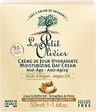 Anti-Aging Day Cream with Argan Oil - Le Petit Olivier Moisturizing Anti-Age Day Cream — photo N2