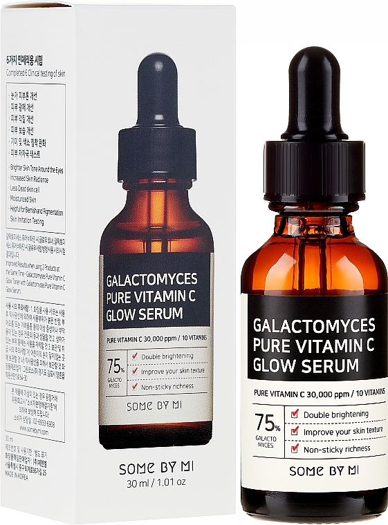 Galactomyces and Vitamin C Serum - Some By Mi Galactomyces Pure Vitamin C Glow Serum — photo N4