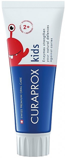 Enzyme Kids Strawberry Toothpaste - Curaprox Kids Strawberry Toothpaste — photo N17