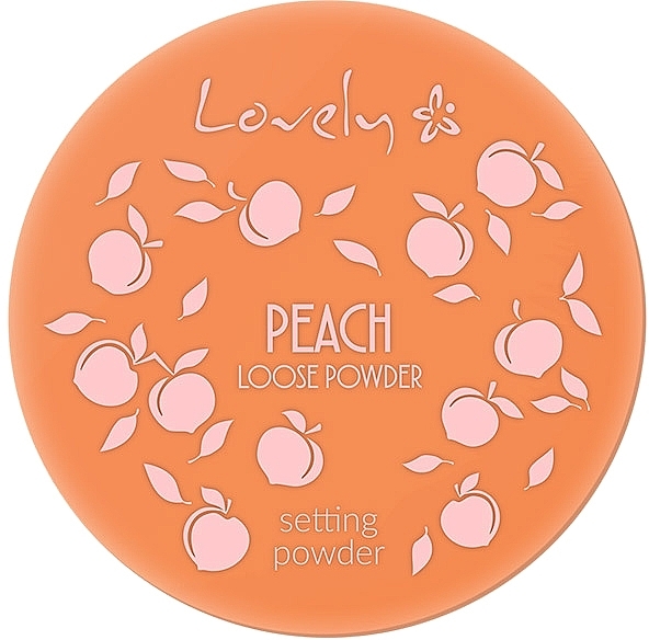 Transparent Face Powder - Lovely Peach Loose Powder Setting Powder — photo N3