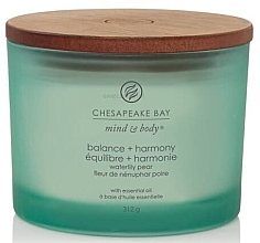 Fragrances, Perfumes, Cosmetics Scented Candle 'Balance & Harmony', 3 wicks - Chesapeake Bay Candle