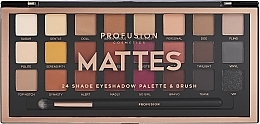 Fragrances, Perfumes, Cosmetics Eyeshadow Palette - Profusion Cosmetics Mattes Eye 24 Shade Eyeshadow Palette & Brush