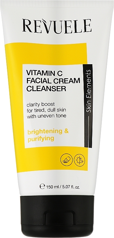 Face Cleansing Cream with Vitamin C - Revuele Vitamin C Facial Cream Cleanser — photo N1