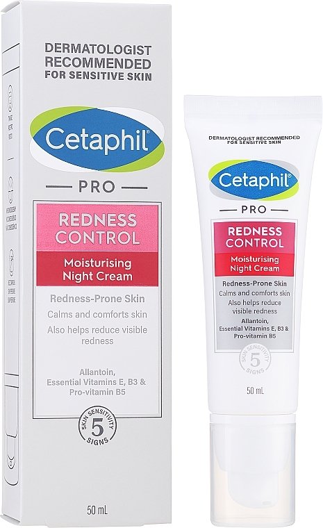 Moisturizing Night Face Cream - Cetaphil Pro Redness Control Moisturizer Night Cream 5 Signs Skin Sensitivity — photo N1