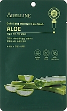 Fragrances, Perfumes, Cosmetics Sheet Face Mask with Aloe Extract - Adelline Daily Deep Moisture Face Mask Aloe