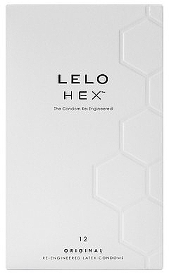 Condoms, 12 pcs - Lelo HEX Original — photo N1