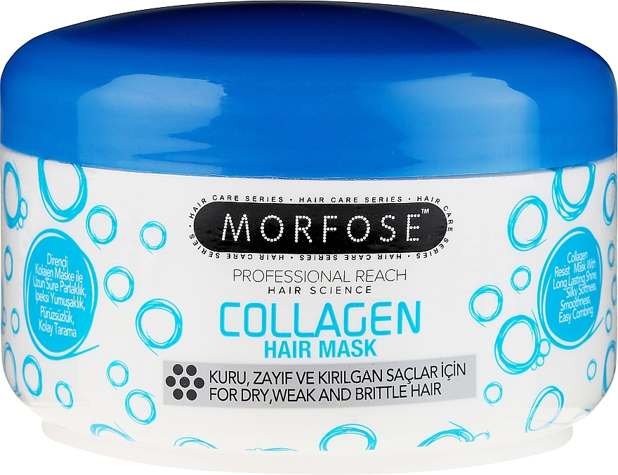 Mask for Weak Dry Hair - Morfose Buble Collagen Hair Mask — photo N1