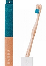 Fragrances, Perfumes, Cosmetics Toothbrush, hard - Banbu Toothbrush Blue