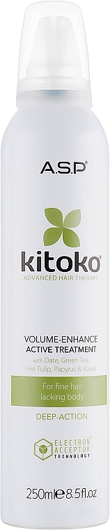 Volume Mousse - Affinage Kitoko Volume Enhance Active Treatment — photo N7