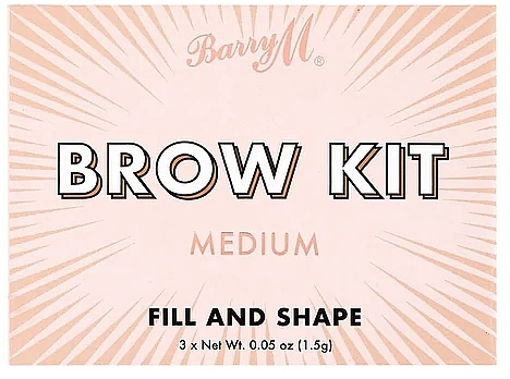 Brow Styling Kit - Barry M Fill and Shape Brow Kit — photo N16