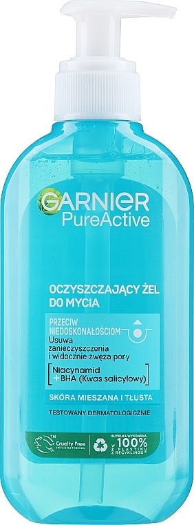 Anti-Blackheads Cleansing Gel - Garnier Skin Naturals — photo N3