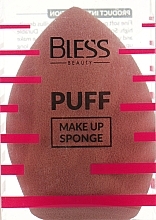 Fragrances, Perfumes, Cosmetics Beveled Sponge, brown - Bless Beauty PUFF Make Up Sponge