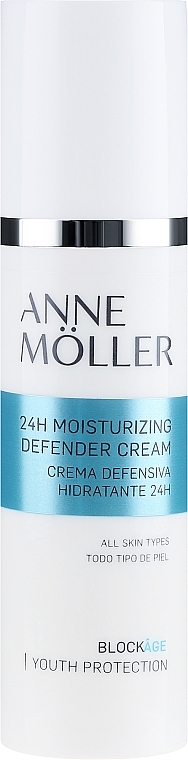 Moisturizing Face Cream - Anne Moller Blockage 24h Moisturizing Defender Cream — photo N2