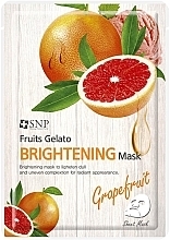 Brightening Grapefruit Face Mask - SNP Fruits Gelato Brightening Mask — photo N5