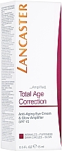 Anti-Aging Eyelash Cream - Lancaster Total Age Correction Complete Anti-aging Eye Cream SPF15 — photo N3