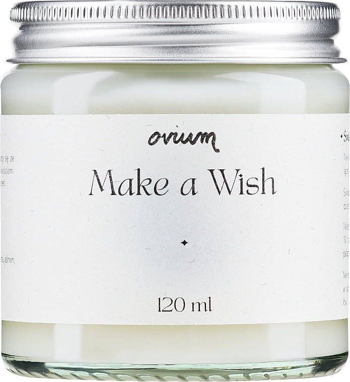 Soy Candle 'Make a Wish' - Ovium — photo N1