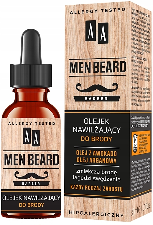 Moisturising Beard Oil - AA Cosmetics Men Beard — photo N1