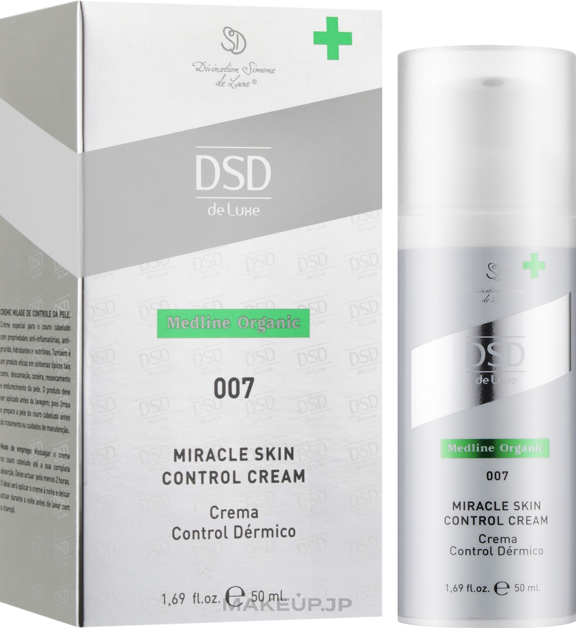 Control Cream 007 - Simone DSD de Luxe Medline Organic Miracle Skin Control Cream — photo 50 ml