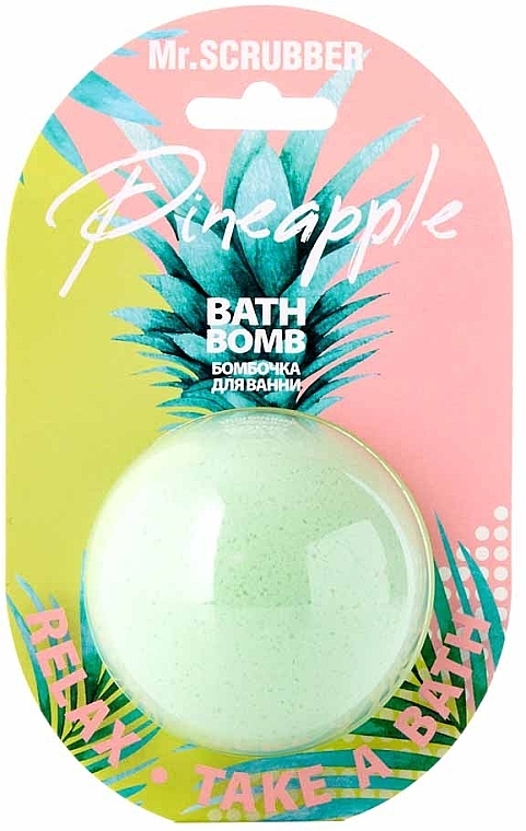 Bath Bomb "Pineapple" - Mr.Scrubber — photo N2