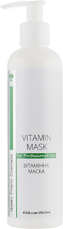 Vitamin Face Mask - Green Pharm Cosmetic Vitamin Mask PH 5,5 — photo N1