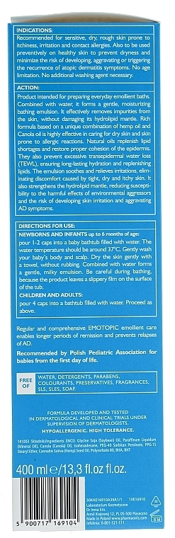 Pharmaceris - E Emotopic Everyday Bath Emulsion — photo N8