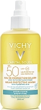 Fragrances, Perfumes, Cosmetics Two-Phase Hydrating Sunscreen Water Spray for Face & Body with Hyaluronic Acid SPF50 - Vichy Capital Soleil Solar Protective Water