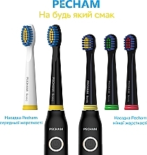 Electric Toothbrush Heads - Pecham Travel Black — photo N7