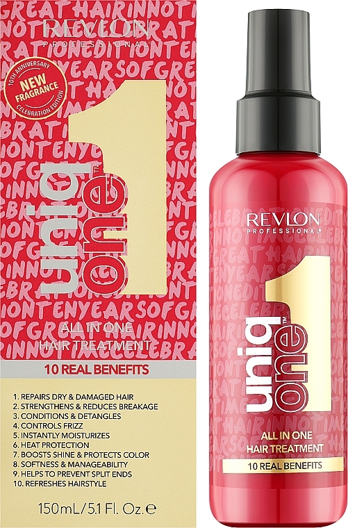 Hair spray mask - Revlon Professional UniqOne Hair Treatment Celebration Edition — photo N5