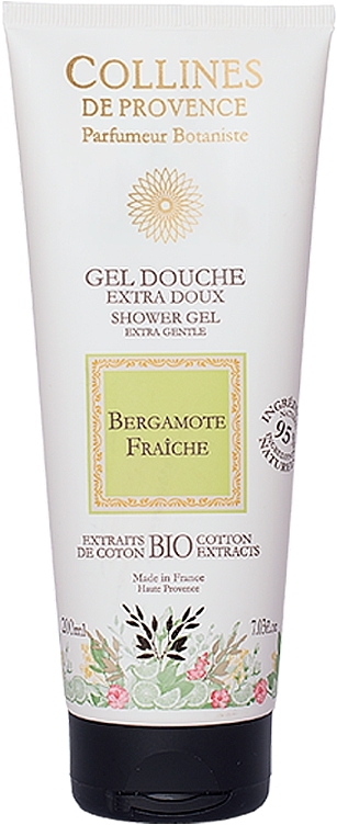 Fresh Bergamot Shower Gel - Collines de Provence Shower Gel — photo N4