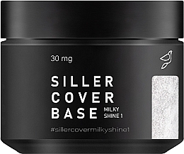 Camouflage Base Coat, 30 ml - Siller Professional Cover Base Milky Shine — photo N2