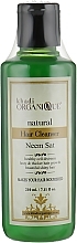 Natural Herbal Ayurvedic Shampoo "Neem Sat" - Khadi Organique Hair Cleanser Neem Sat — photo N6