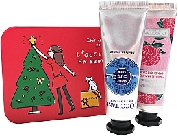 Fragrances, Perfumes, Cosmetics Set - L'Occitane Mini Box Hand Cream Set (h/cr/10ml + h/cr/10ml)