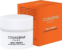 Fragrances, Perfumes, Cosmetics Rejuvenating & Regenerating Face Cream - Collagena Code Snail Therapy Antioxidant Skin Restore