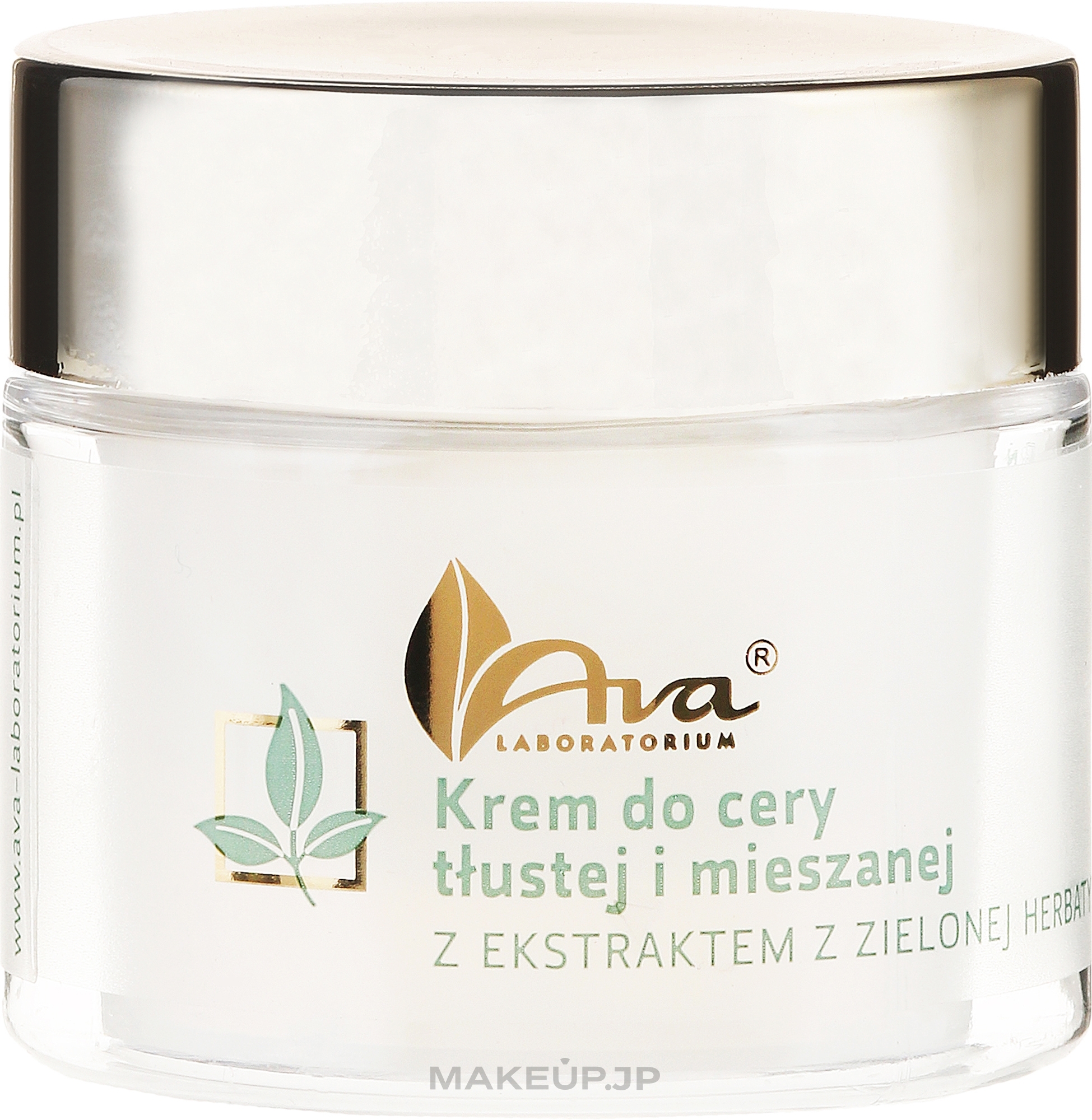 Green Tea Extract Cream - Ava Laboratorium Green Tea Cream For Oily To Combination Skin — photo 50 ml