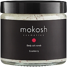 Fragrances, Perfumes, Cosmetics Body Salt Scrub "Cranberry" - Mokosh Cosmetics Body Salt Scrub Cranberry