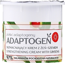 Fragrances, Perfumes, Cosmetics Firming Ginseng Day Cream - Floslek Adaptogen Strengthening Cream With Ginseng (refill) 