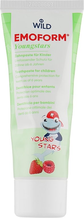 Toothpaste - Dr Wild Emoform Actifluor Youngstars — photo N1