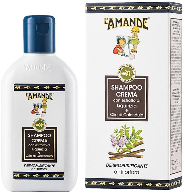 Anti-Dandruff Shampoo for Itchy Scalp - L'amande Marseille Liquirizia Anti Schuppen Creme Shampoo — photo N8