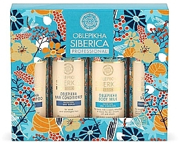 Fragrances, Perfumes, Cosmetics Set - Natura Siberica Oblepikha Travel Set (shm/50ml + balm/50ml + sh/gel/50ml + b/milk/50ml)